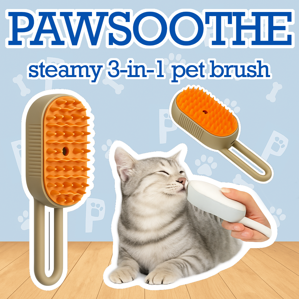 PawSoothe™ - Steamy Pet Brush
